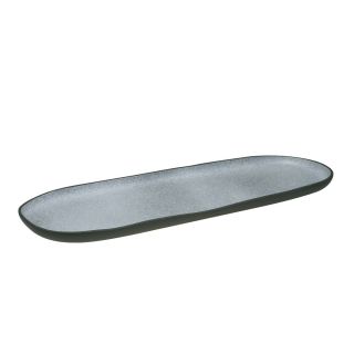 Oval Granite Gray Plate 50.5CM.