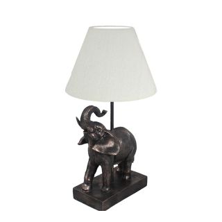 Elephant poly table lamp 52cm