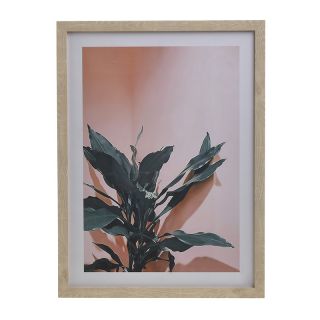 PL/MDF PRINTED WALL ART WITH FRAME PLANT 30Χ3X40 INART 3-90-763-0102