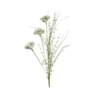Plastic White Flower 60cm.