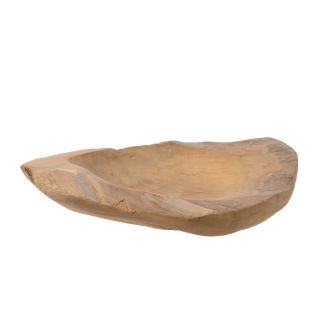 Teak wood bowl 40x8cm