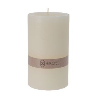 Pillar candle rustic 9x15cm, off white