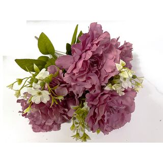 Μπουκέτο με παιώνιες, ροζ χρ.,52cm