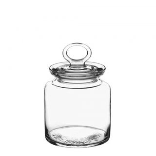 GLASS JAR WITH LID 1000CC D:11.8CM H:18.1CM