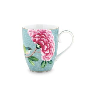PiP Studio Blushing Birds Κούπα από Πορσελάνη Blue 350ml