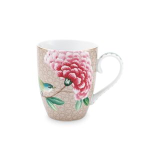 PiP Studio Blushing Birds Κούπα απο Πορσελάνη Khaki 350ml