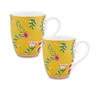 PiP Studio La Majorelle Κούπα από Πορσελάνη Κίτρινη 350ml
