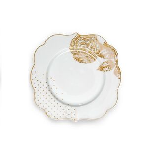 Πιάτο Γλυκού Πορσελάνης Pip Studio Royal White 17cm