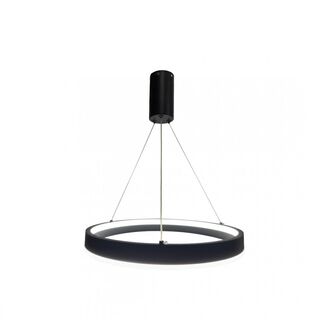 Κρεμαστό φωτιστικό LED 60W 3CCT σε μαύρο χρώμα D:60cm