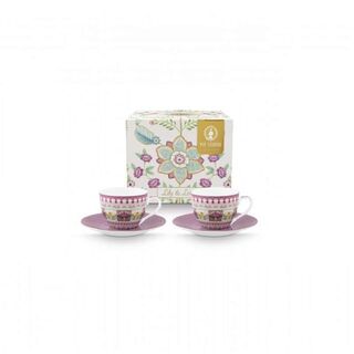 Σετ 2 Φλιτζάνια Espresso Πορσελάνης Pip Studio Lilly & Lotus 120ml