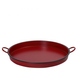 METAL TRAY WITH HANDLES D50CM
