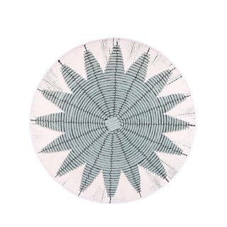 PAPER ROPE & COTTON WALL DECORATION 50X150CM