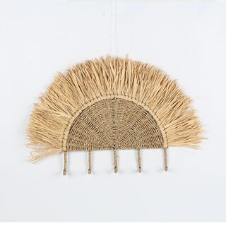 SEAGRASS AND RAFFIA GRASS WALL DECORATION 60X540CM