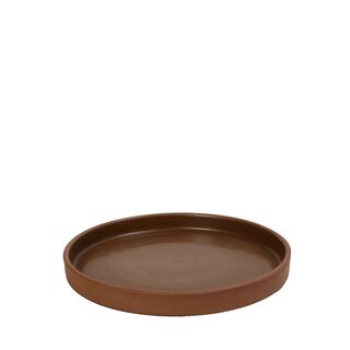 DIS. AIDA BROWN FLAT PLATE 21X2,5CM.