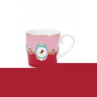 Κούπα Πορσελάνης Love Birds Medallion Red-Pink 150ml
