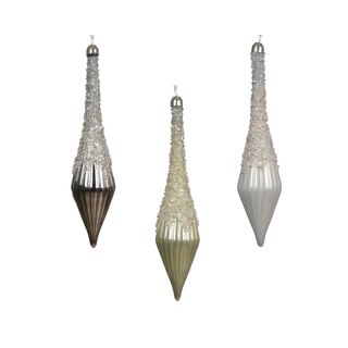 Στολίδια Δέντρου με Glitter 23cm