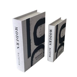 WOODEN BOX SET 2 30-24CM