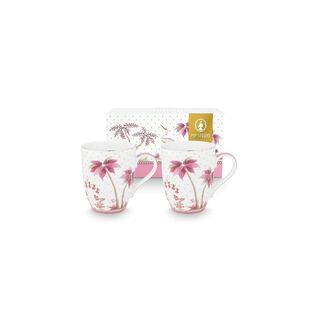 PiP Studio Κούπα από Πορσελάνη Jolie Dots Gold 350ml 2τμχ