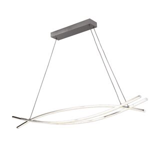 Κρεμαστό φωτιστικό LED 75W 3CCT  σε χρώμιο D:120cm