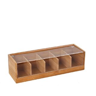 BAMBOO BOX 5-COMPARTMENTS 36CM