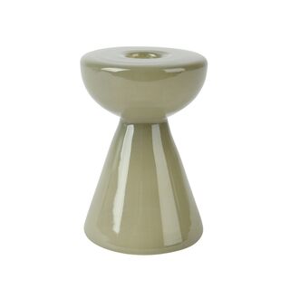 Γυάλινο Κηροπήγιο  H.12cm