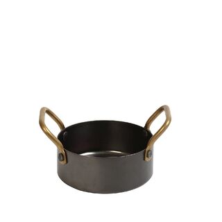 SNOW BLACK ΚΑΤΣΑΡΟΛΑΚΙ ΜΕ 2 ΛΑΒΕΣ 3-PLY SS18/10-SS18/0 300ML D: 10 H: 5CM