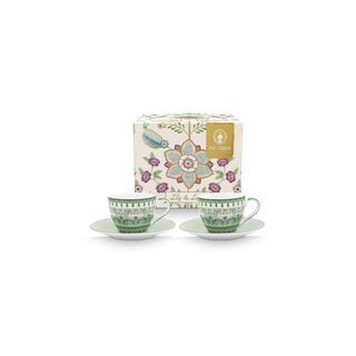 Σετ 2 Φλιτζάνια Espresso Pip Studio Lily&Lotus Light Green