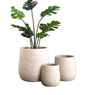 ΚΑΣΠΩ FIBERCLAY ΣΕΤ 3 ΣΤΡΟΓΓ. ΜΠΕΖ 45Χ45/32,5Χ32,5/23Χ23ΕΚ