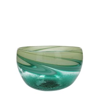 Bowl Glass Mint 23x23x15cm