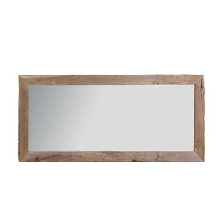 Mirror reclaimed teak wood, 70x100cm