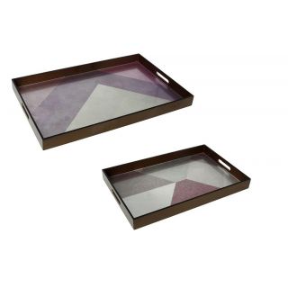 WOODEN TRAY S/2
