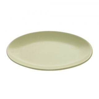 PLATE OVAL GREEN 27 CM