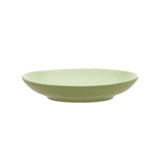 PLATE OVAL GREEN 22 CM