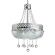 METAL/GLASS CEILING LUMINAIRE  CLICK 3-10-678-0006