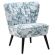 FABRIC CHAIR W/MARBLE LOOK WHITE/GREEN 65Χ72,5Χ74/41 INART 3-50-923-0011