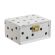 WOODEN BOX POLKA DOTS WHITE/BL INART 3-70-105-0762