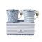 Laura Ashley-Blueprint Set of 2 mini mugs in Floris and Candy Stripe gift box