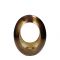 Κηροπήγιο "Egg" από αλουμίνιο χάλκινο/χρυσό, 22x30cm