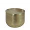 Aluminium side table Hammered, gold,57x45cm
