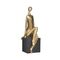 RESIN FIGURE GOLDEN/BLACK 17X13X38 INART 3-70-211-0230