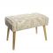 UPHOLSTERED WOODEN BENCH 66X14X34ΕΚ