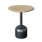 Side table ξύλο & μεταλ/κη βάση 40x51cm