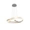 Κρεμαστό φωτιστικό LED 40W 3CCT (by switch on base) σε χρώμιο D:60cm