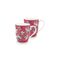 Σετ 2 Κούπες Πορσελάνης Pip Studio Flower Festival Dark Pink 145ml