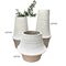 ΒΑΖΟ FIBERCLAY ΣΤΡΟΓΓ. ΛΕΥΚΟ M 32Χ70ΕΚ