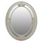 PL WALL MIRROR IN CREME/GOLDEN COLOR 65X6X80 (2H) INART 3-95-925-0004